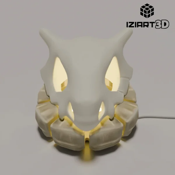 Cubone cabeza Lámpara pokémon 3d Lima Perú
